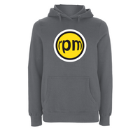 HANDSPUN RECORDS - 90's RPM Logo Hoodie – Rave inspired 90s streetwear, retro fashion from Have a nice day london store 