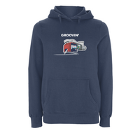 HANDSPUN RECORDS - GROOVIN Hoodie – Rave inspired 90s streetwear, retro fashion from Have a nice day london store 