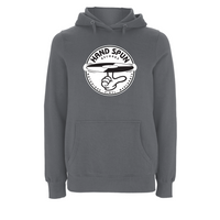 HANDSPUN RECORDS - Classic Front Print Logo Hoodie – Rave inspired 90s streetwear, retro fashion from Have a nice day london store 