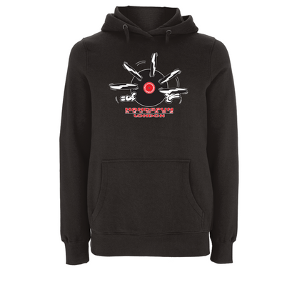 Handspun Records Jugglery Front Print Hoody