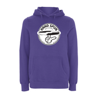 HANDSPUN RECORDS - Classic Front Print Logo Hoodie – Rave inspired 90s streetwear, retro fashion from Have a nice day london store 