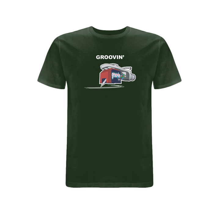 HANDSPUN RECORDS - GROOVIN T-shirt – Rave inspired 90s streetwear, retro fashion from Have a nice day london store 
