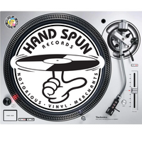 Handspun Records Slip Mat – Rave inspired 90s streetwear, retro fashion from Have a nice day london store 