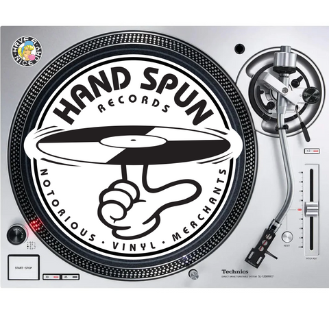 Handspun Records Slip Mat – Rave inspired 90s streetwear, retro fashion from Have a nice day london store 
