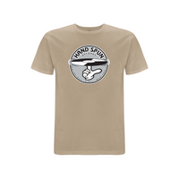 HANDSPUN RECORDS - Classic Front Print GREY Logo T-shirt – Rave inspired 90s streetwear, retro fashion from Have a nice day london store 