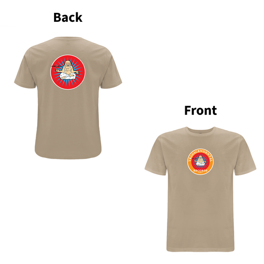 HANDSPUN RECORDS - TRANSCENDENTAL Front and Back Print T-shirt