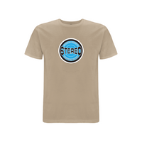 HANDSPUN RECORDS - STEREO SKY BLUE T-shirt – Rave inspired 90s streetwear, retro fashion from Have a nice day london store 