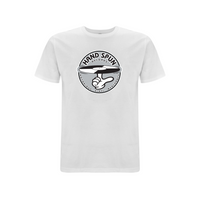 HANDSPUN RECORDS - Classic Front Print GREY Logo T-shirt – Rave inspired 90s streetwear, retro fashion from Have a nice day london store 