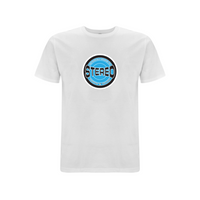 HANDSPUN RECORDS - STEREO SKY BLUE T-shirt – Rave inspired 90s streetwear, retro fashion from Have a nice day london store 
