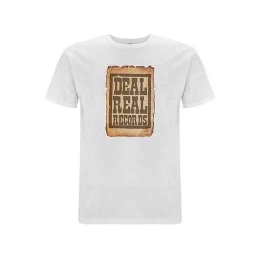 HANDSPUN RECORDS -Deal Real Front Print T-Shirt