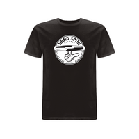 HANDSPUN RECORDS - Classic Front Print Logo T-shirt – Rave inspired 90s streetwear, retro fashion from Have a nice day london store 