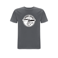 HANDSPUN RECORDS - Classic Front Print Logo T-shirt – Rave inspired 90s streetwear, retro fashion from Have a nice day london store 