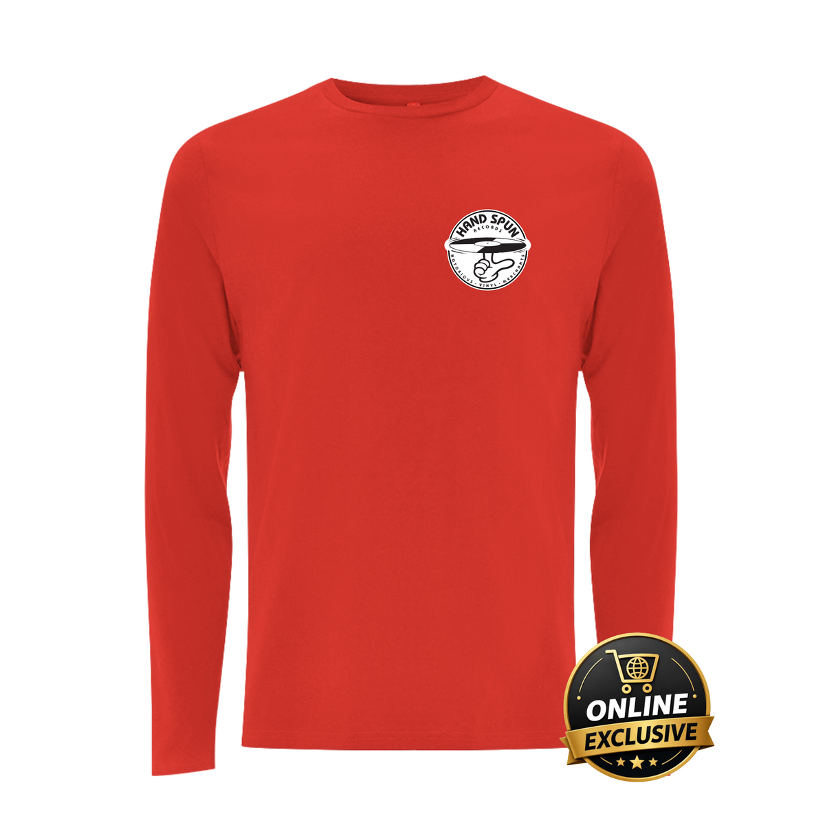 Handspun Records Embroidered Long Sleeve T-Shirt