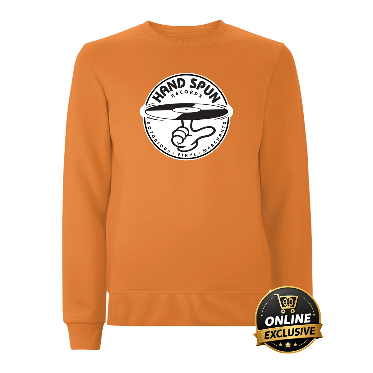 Handspun Records Embroidered Sweatshirt