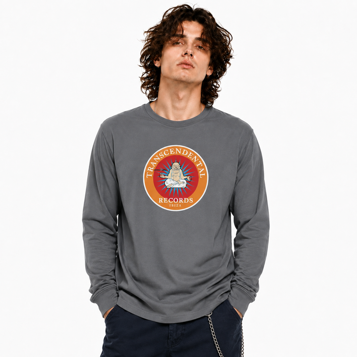 HANDSPUN RECORDS - TRANSCENDENTAL Front and Back Print Longsleeve T-shirt