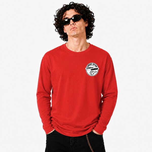 Handspun Records Embroidered Long Sleeve T-Shirt