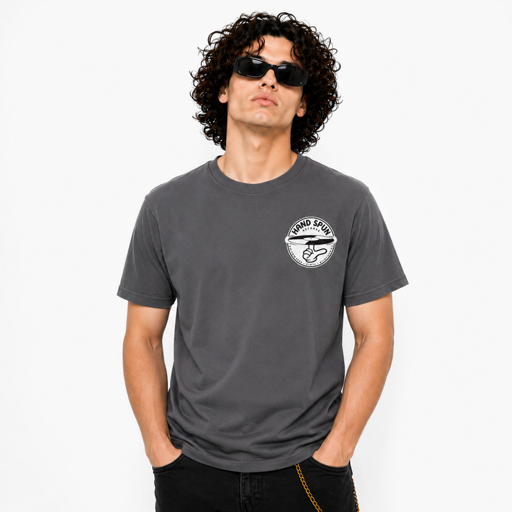 Handspun Records Embroidered T-Shirt