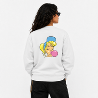 Have A Nice Day - 90's Classic Logo SHURL The Girl Front and Back Print Sweatshirt