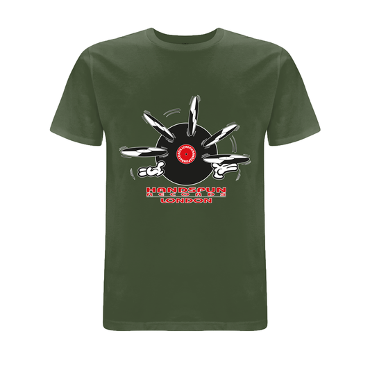 Handspun Records Jugglery Front Print T -Shirt
