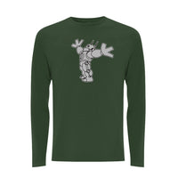 DON'T DO THE DODO - INFO THE ROBOT Longsleeve T-shirt - Grey Edition