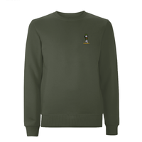 Dready Walking Man Embroidered Sweatshirt – Rave inspired 90s streetwear, retro fashion from Have a nice day london store 