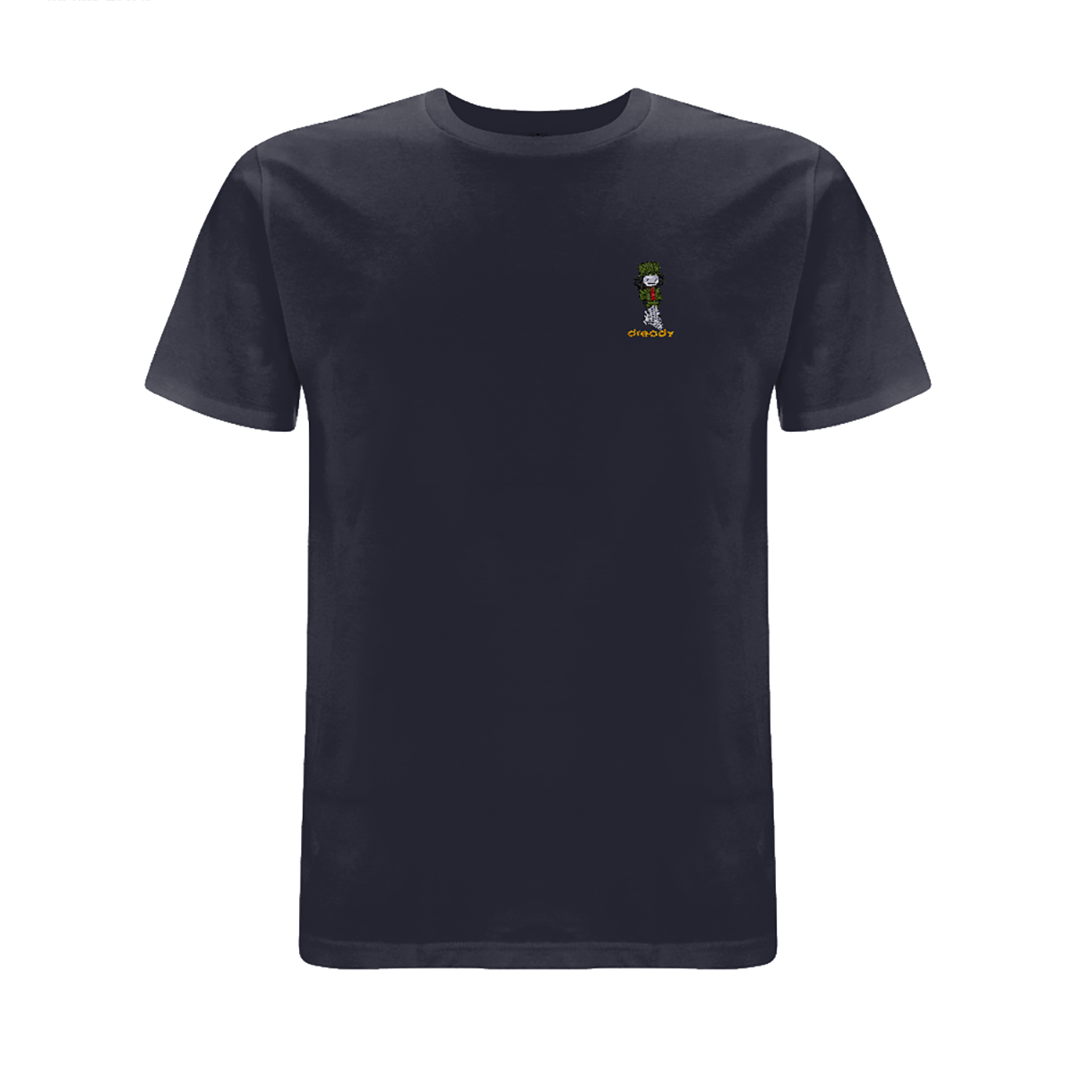 Dready Walking Man Embroidered T-Shirt – Rave inspired 90s streetwear, retro fashion from Have a nice day london store 