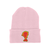 Sista Embroidered Silhouette Original cuffed long beanie – Rave inspired 90s streetwear, retro fashion from Have a nice day london store 