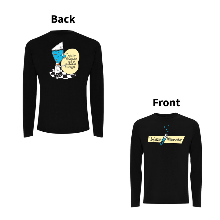DON'T DO THE DODO - PROFESSOR WATERCOOLER Front and Back Print Longsleeve T-shirt – Rave inspired 90s streetwear, retro fashion from Have a nice day london store 