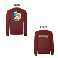 DON'T DO THE DODO - PROFESSOR WATERCOOLER Front and Back Print Sweatshirt – Rave inspired 90s streetwear, retro fashion from Have a nice day london store 