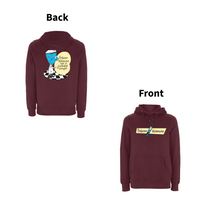 DON'T DO THE DODO - PROFESSOR WATERCOOLER Front and Back Print Hoodie – Rave inspired 90s streetwear, retro fashion from Have a nice day london store 