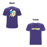 DON'T DO THE DODO - PROFESSOR WATERCOOLER Front and Back Print T-shirt – Rave inspired 90s streetwear, retro fashion from Have a nice day london store 