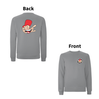 Have A Nice Day Sam The Man 90's Logo Front and Back print sweatshirt – Rave inspired 90s streetwear, retro fashion from Have a nice day london store 
