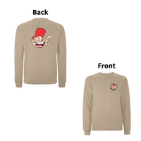 Have A Nice Day Sam The Man 90's Logo Front and Back print sweatshirt – Rave inspired 90s streetwear, retro fashion from Have a nice day london store 
