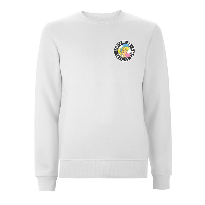 Shurl The Girl - 90's Classic Logo left breast Sweatshirt – Rave inspired 90s streetwear, retro fashion from Have a nice day london store 