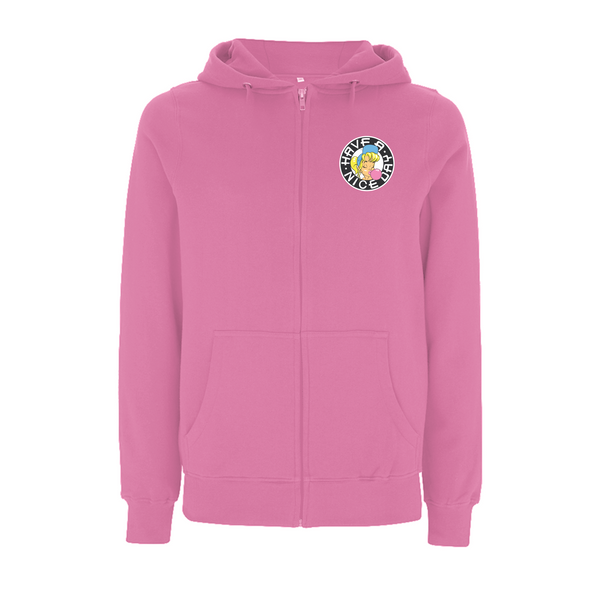SHURL The Girl  - 90's Classic Left Breast  Logo Zip Hood – Rave inspired 90s streetwear, retro fashion from Have a nice day london store 