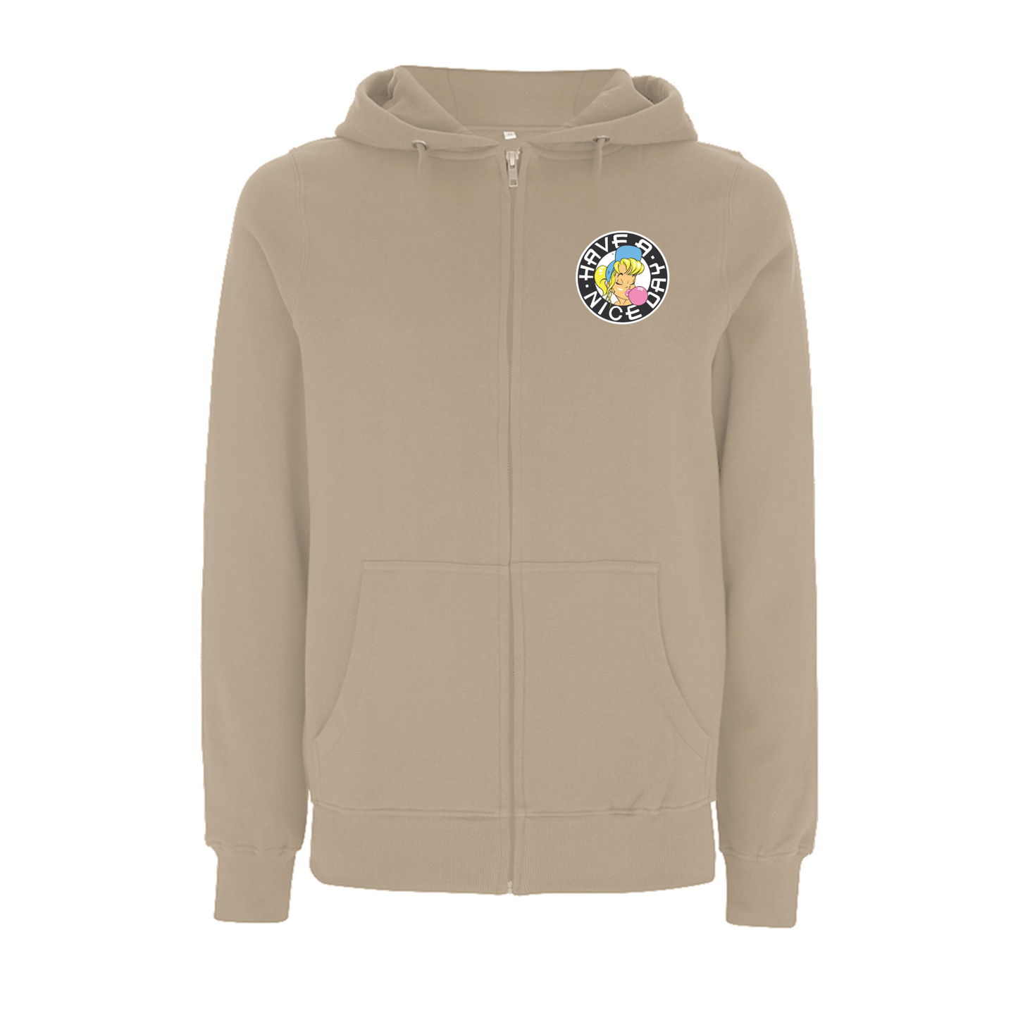 SHURL The Girl  - 90's Classic Left Breast  Logo Zip Hood