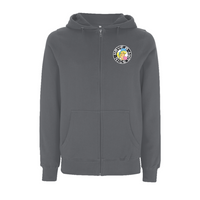 SHURL The Girl  - 90's Classic Left Breast  Logo Zip Hood – Rave inspired 90s streetwear, retro fashion from Have a nice day london store 