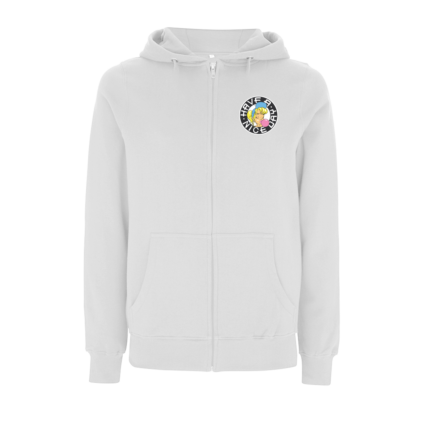SHURL The Girl  - 90's Classic Left Breast  Logo Zip Hood