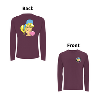 Have A Nice Day - 90's Classic Logo Shurl The Girl Long Sleeve T shirt – Rave inspired 90s streetwear, retro fashion from Have a nice day london store 