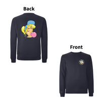 Have A Nice Day - 90's Classic Logo SHURL The Girl Front and Back Print Sweatshirt – Rave inspired 90s streetwear, retro fashion from Have a nice day london store 