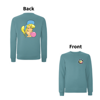 Have A Nice Day - 90's Classic Logo SHURL The Girl Front and Back Print Sweatshirt – Rave inspired 90s streetwear, retro fashion from Have a nice day london store 