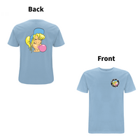 Shurl the Girl Front and Back Print T-Shirt UNISEX – Rave inspired 90s streetwear, retro fashion from Have a nice day london store 