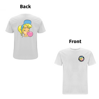 Shurl the Girl Front and Back Print T-Shirt UNISEX – Rave inspired 90s streetwear, retro fashion from Have a nice day london store 