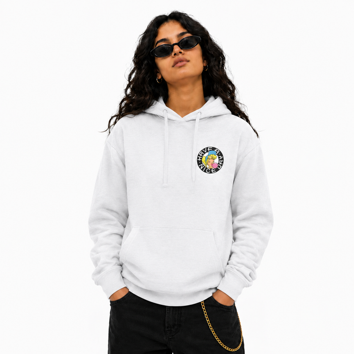 SHURL The Girl  - 90's Classic Left Breast  Logo Hoodie