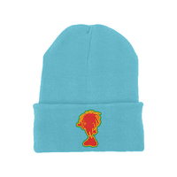 Sista Embroidered Silhouette Original cuffed long beanie – Rave inspired 90s streetwear, retro fashion from Have a nice day london store 