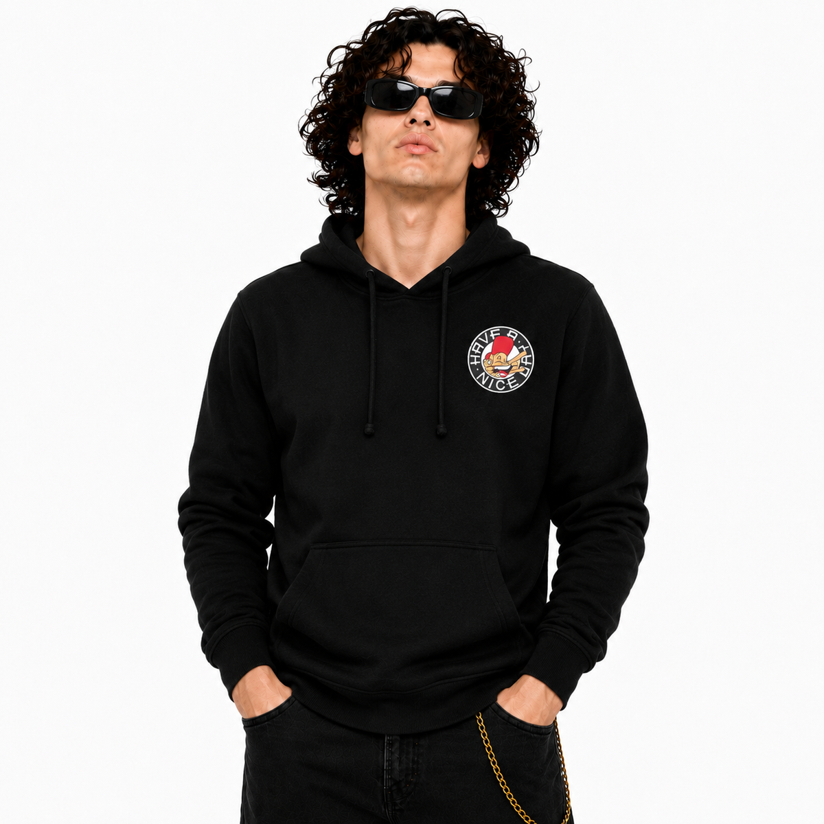 Sam The Man - 90's Classic Logo Left Breast Hoodie