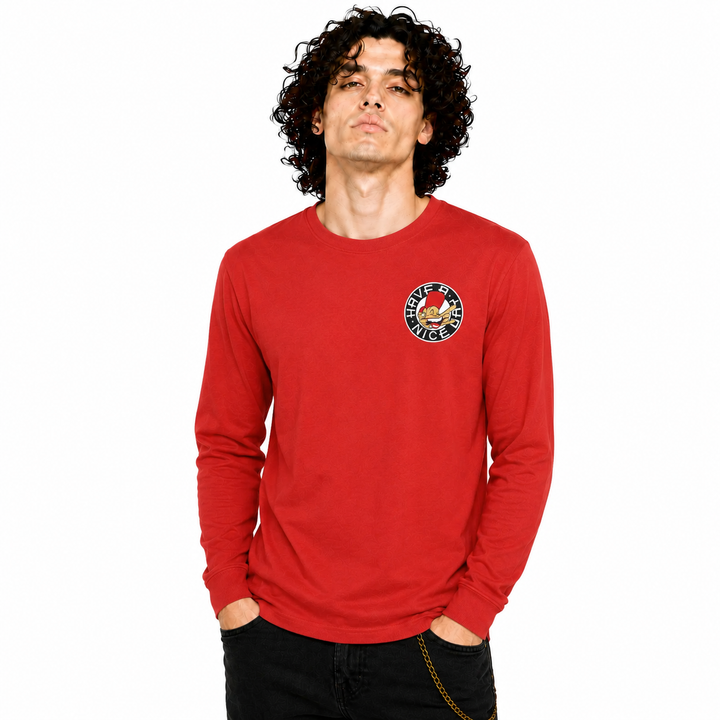 Sam The Man - 90's Classic Logo Left Breast Longsleeve T shirt