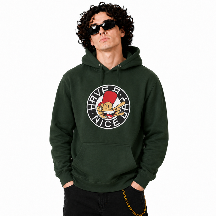 Sam The Man Front Print Hood