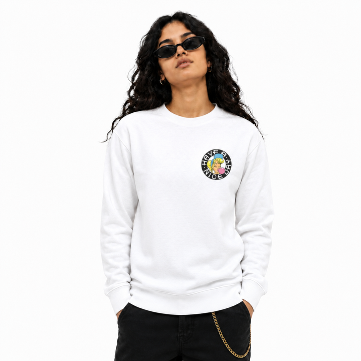 Shurl The Girl - 90's Classic Logo left breast Sweatshirt