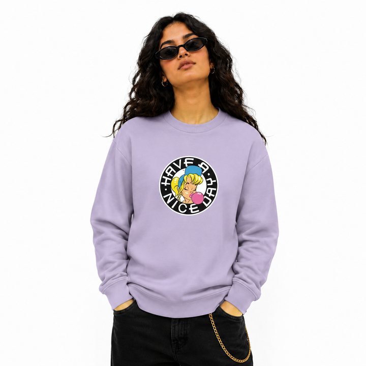 Shurl The Girl Embroidered Sweatshirt